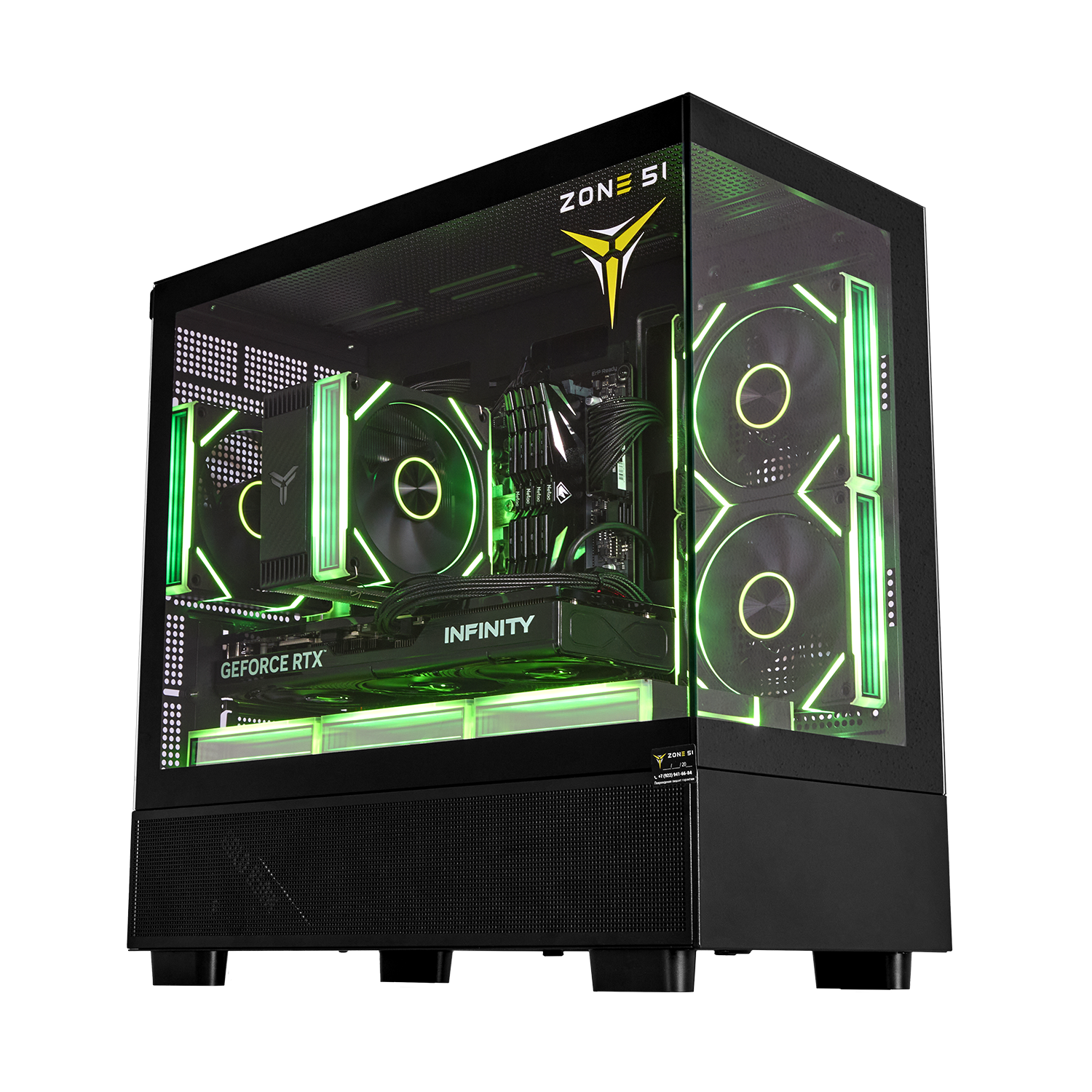 Игровой компьютер ZONE 51 SASHA-500 Core™ i5-13400F/RTX 5070 12gb/DDR4 32gb/SSD 500GB
Игровой компьютер ZONE 51 SASHA-500 Core™ i5-13400F/RTX 5070 12gb/DDR4 32gb/SSD 500GB