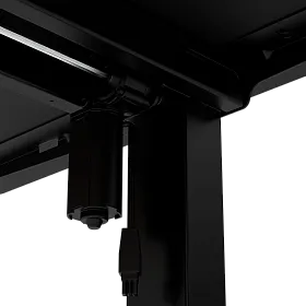 e-Freeflow 140 x 75 Dark Wood - Black