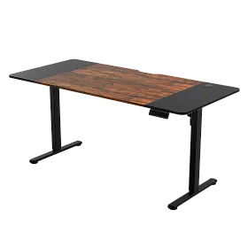 e-Freeflow 160 x 75 Dark Wood - Black