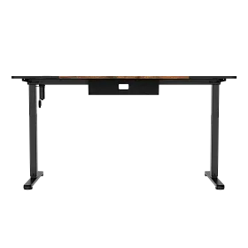 e-Freeflow 140 x 75 Dark Wood - Black