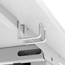 e-Freeflow 140 x 75 Light Wood - White