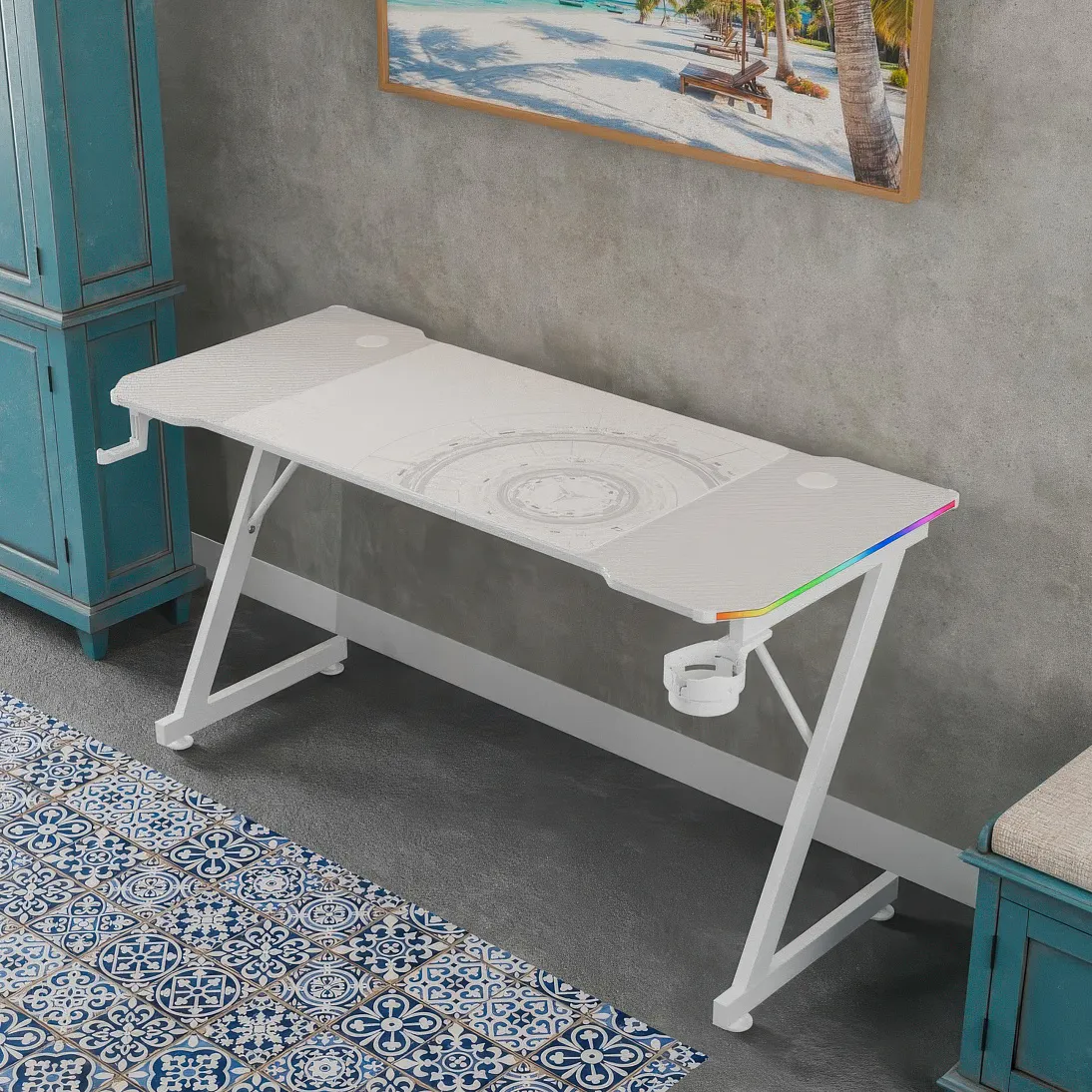 Trine 140 x 60 RGB White, фото