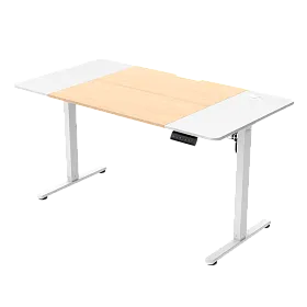 e-Freeflow 140 x 75 Light Wood - White