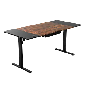 e-Freeflow 160 x 75 Dark Wood - Black