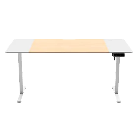 e-Freeflow 160 x 75 Light Wood - White