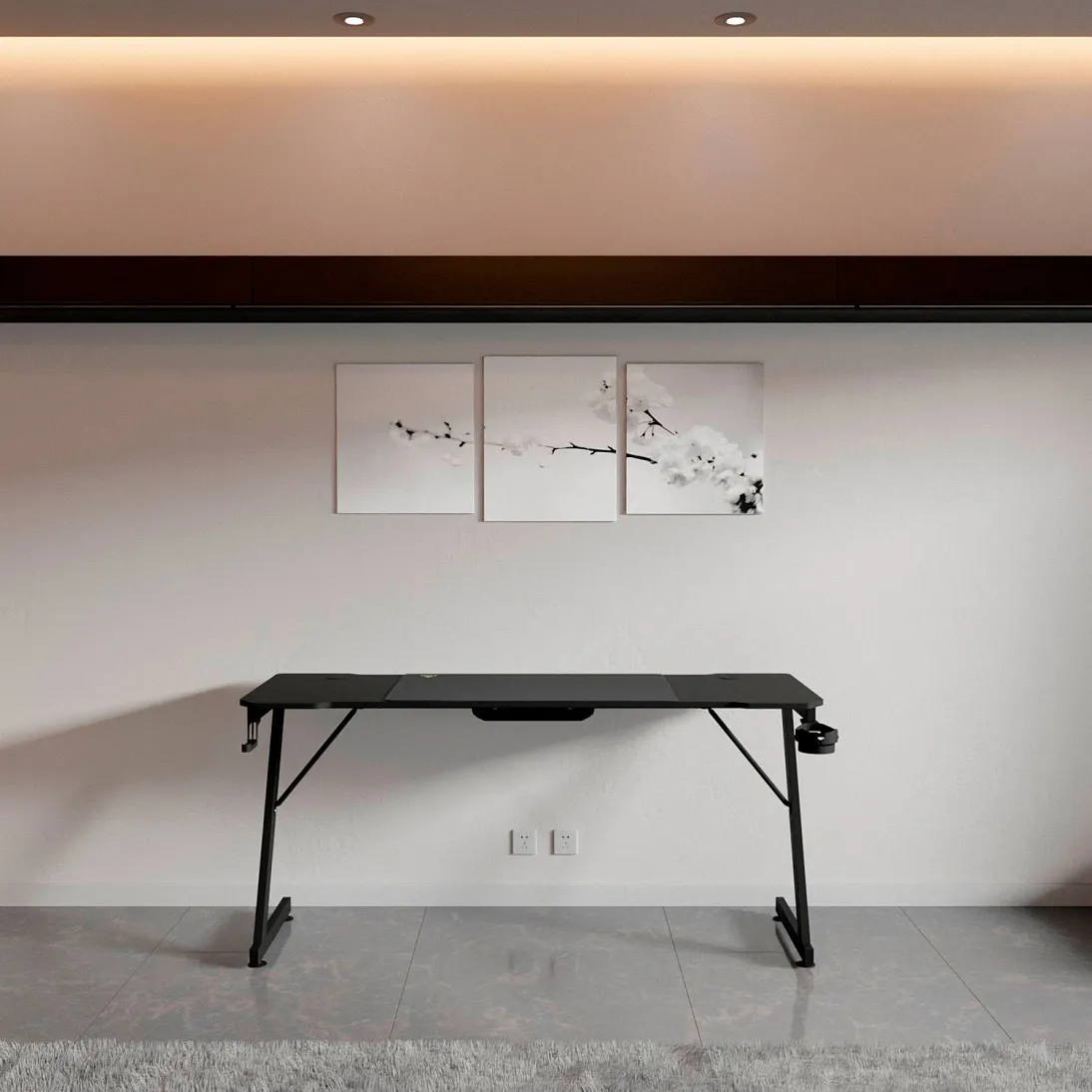 Trine 160 x 60 Black, фото