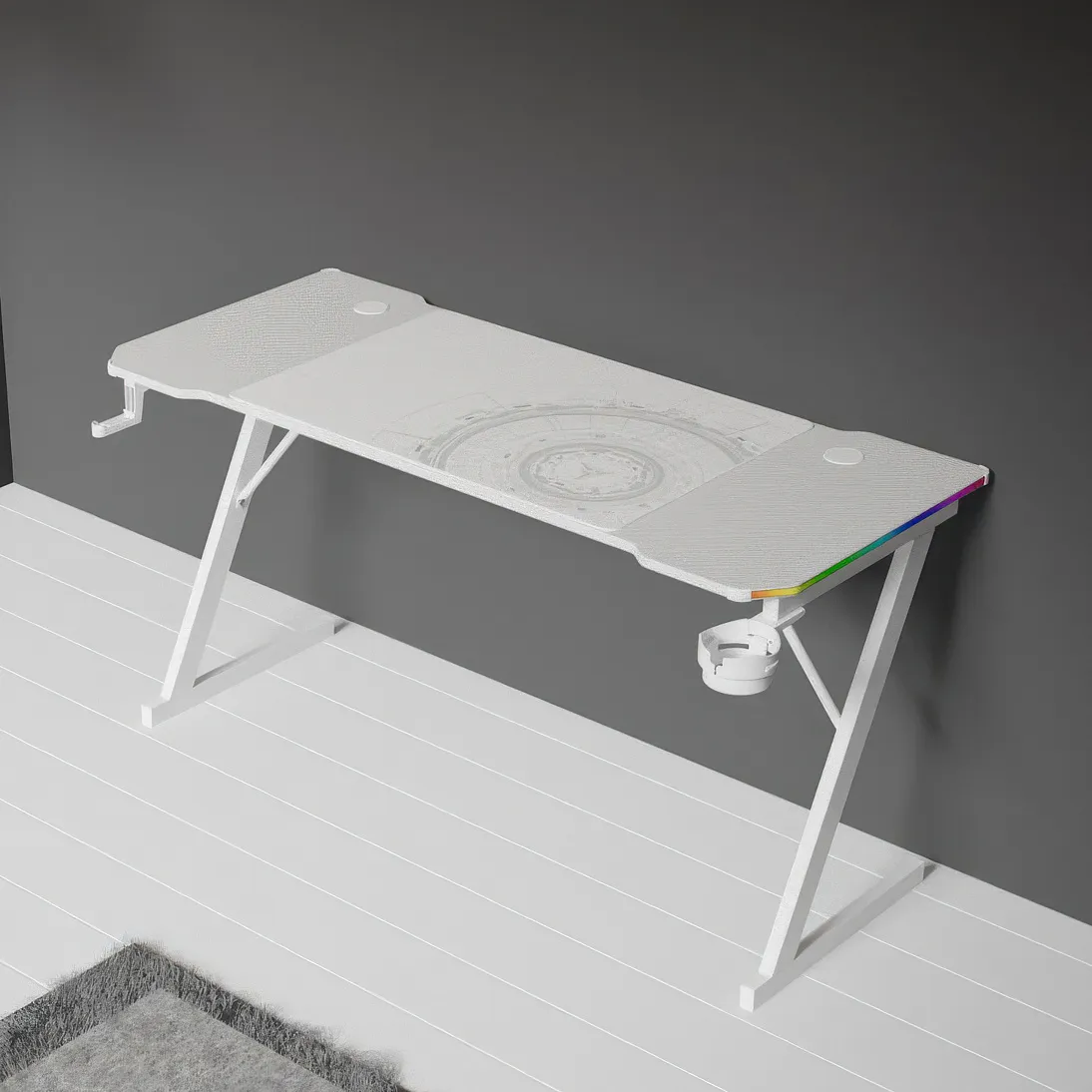 Trine 140 x 60 RGB White, фото