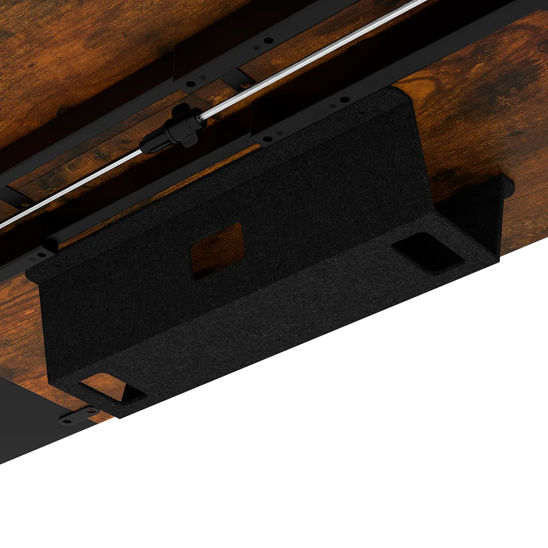 e-Freeflow 140 x 75 Dark Wood - Black, фото