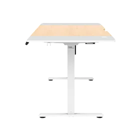 e-Freeflow 160 x 75 Light Wood - White