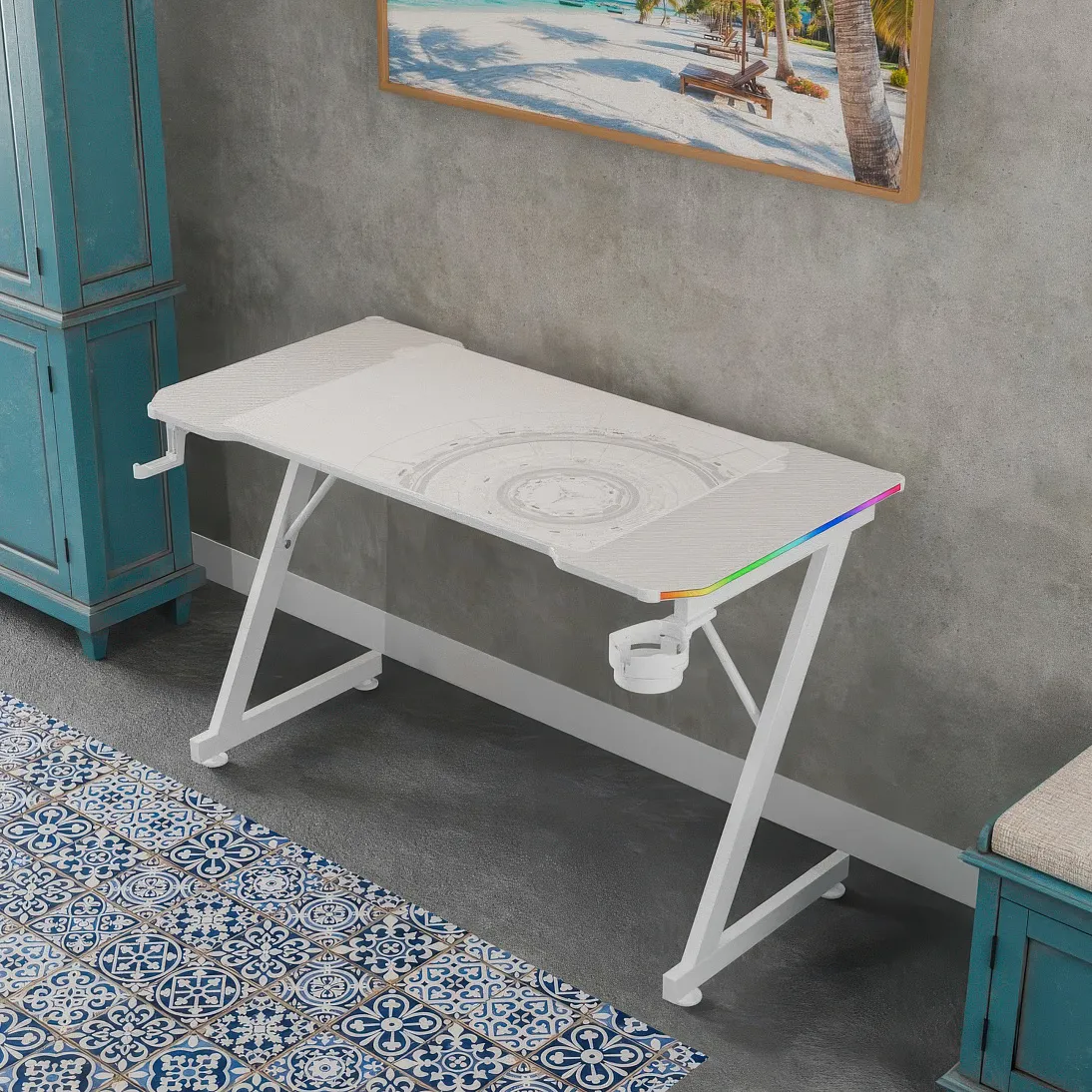 Trine 120 x 60 RGB White, фото