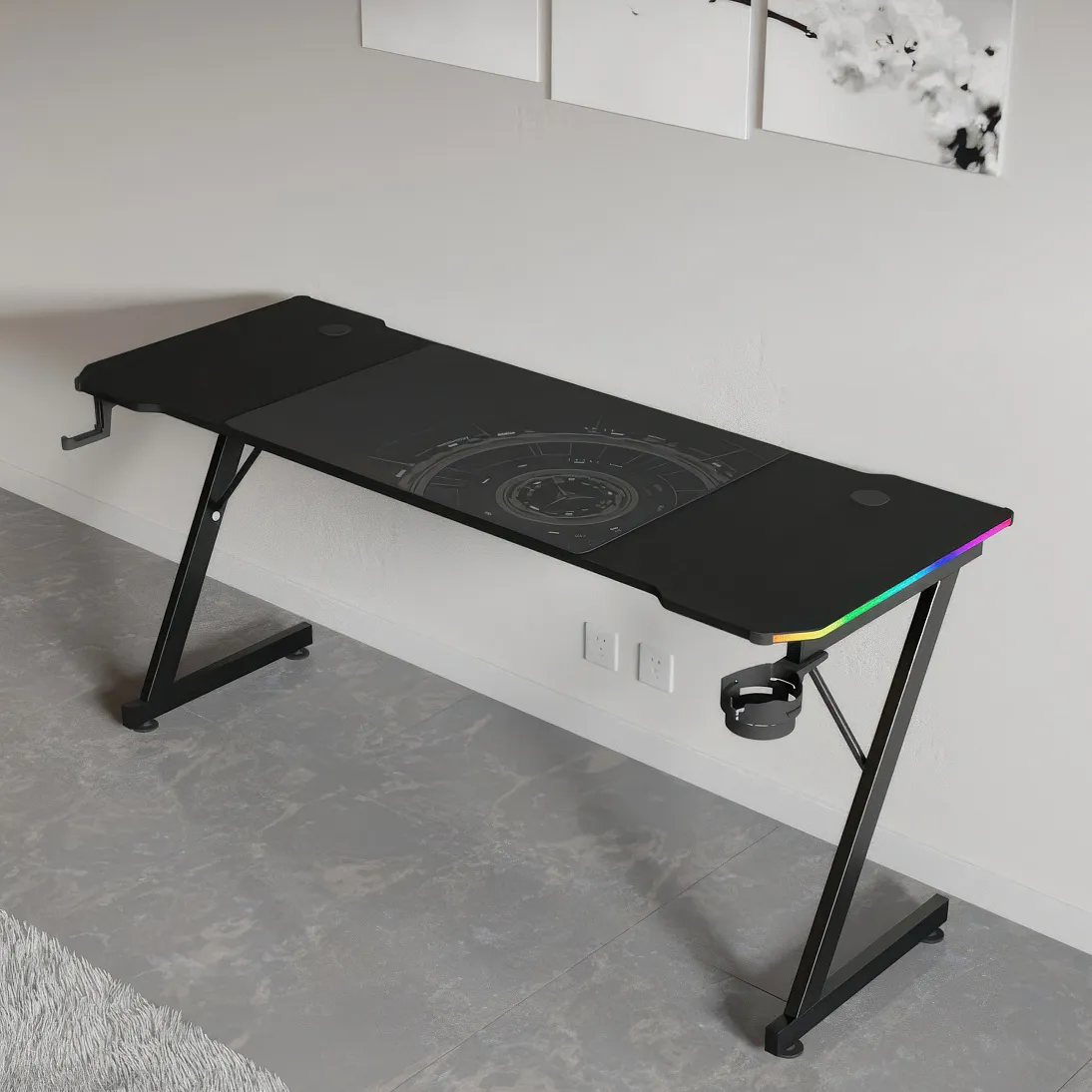 Trine 160 x 60 RGB Black, фото