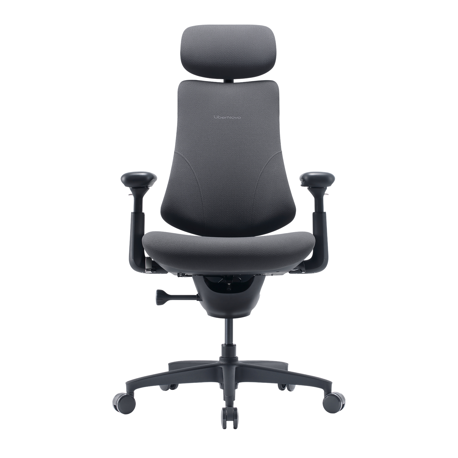 Кресло компьютерное Libernovo Omni GEN, 48 см + Подставка для ног Omni GEN StepSync, Graphite