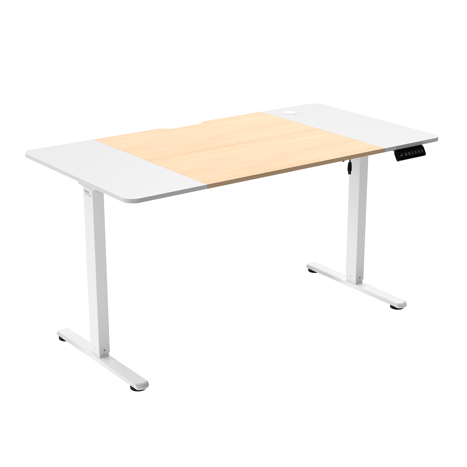 

Стол ZONE 51, Стол компьютерный ZONE 51 e-Freeflow 140x75 Light Wood-White