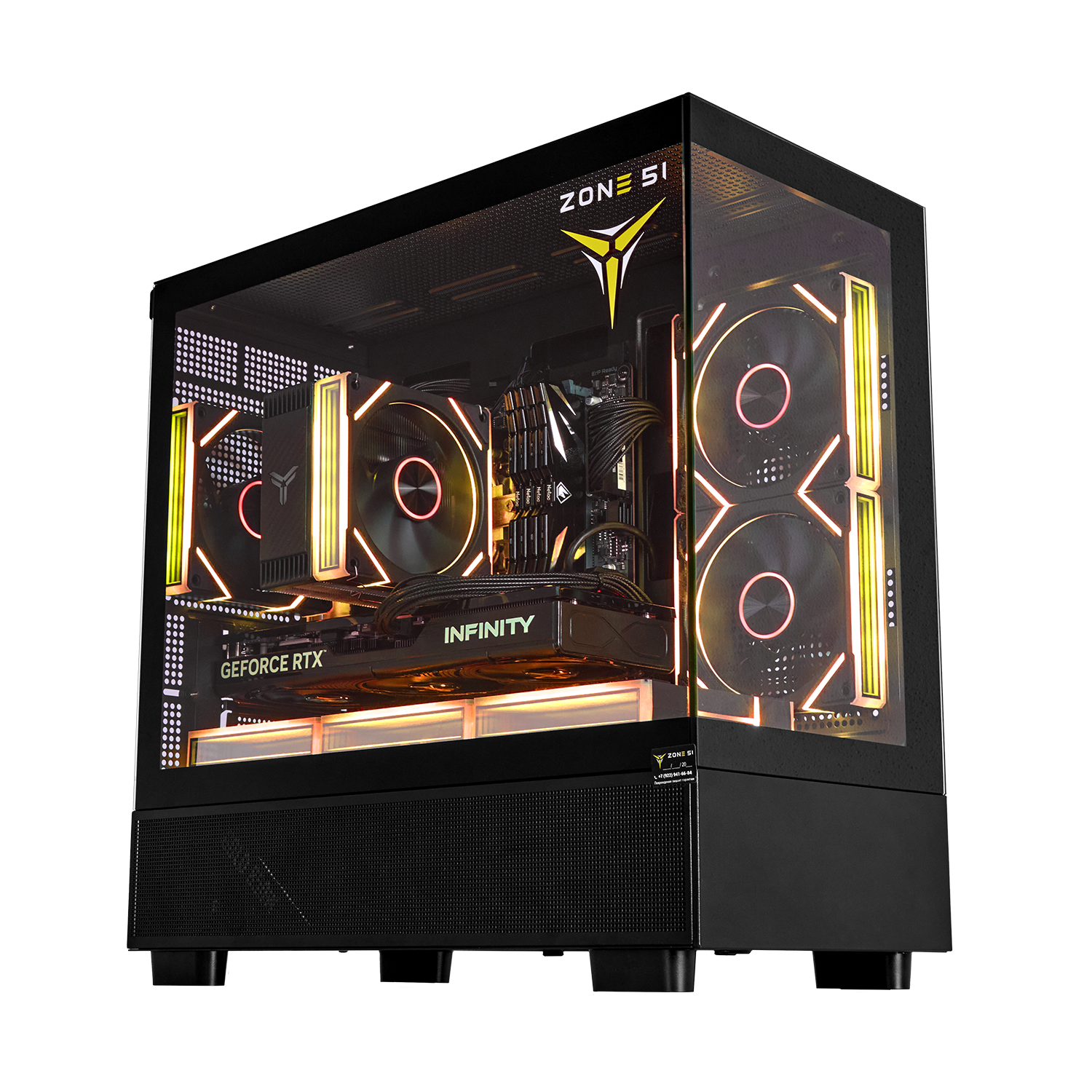 

Игровой компьютер ZONE 51 SASHA-1000 Core™ i5-13400F/RTX 5070 12gb/DDR4 32gb/SSD 1000GB