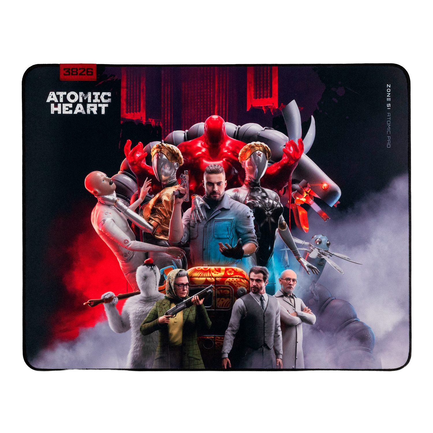 ATOMIC PAD black-red