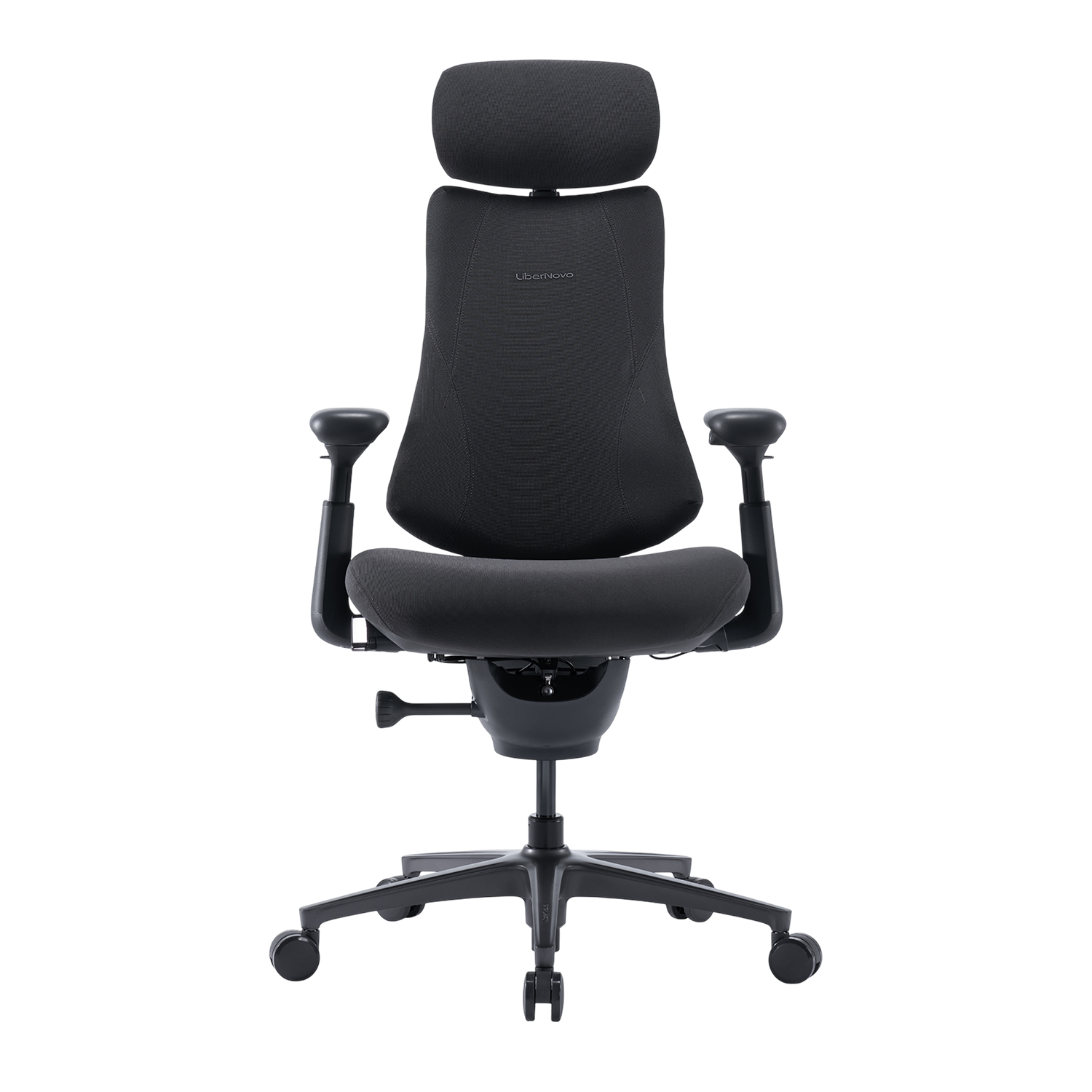 Кресло компьютерное Libernovo Omni PRO, 48 см + Подставка для ног Omni PRO StepSync, Graphite