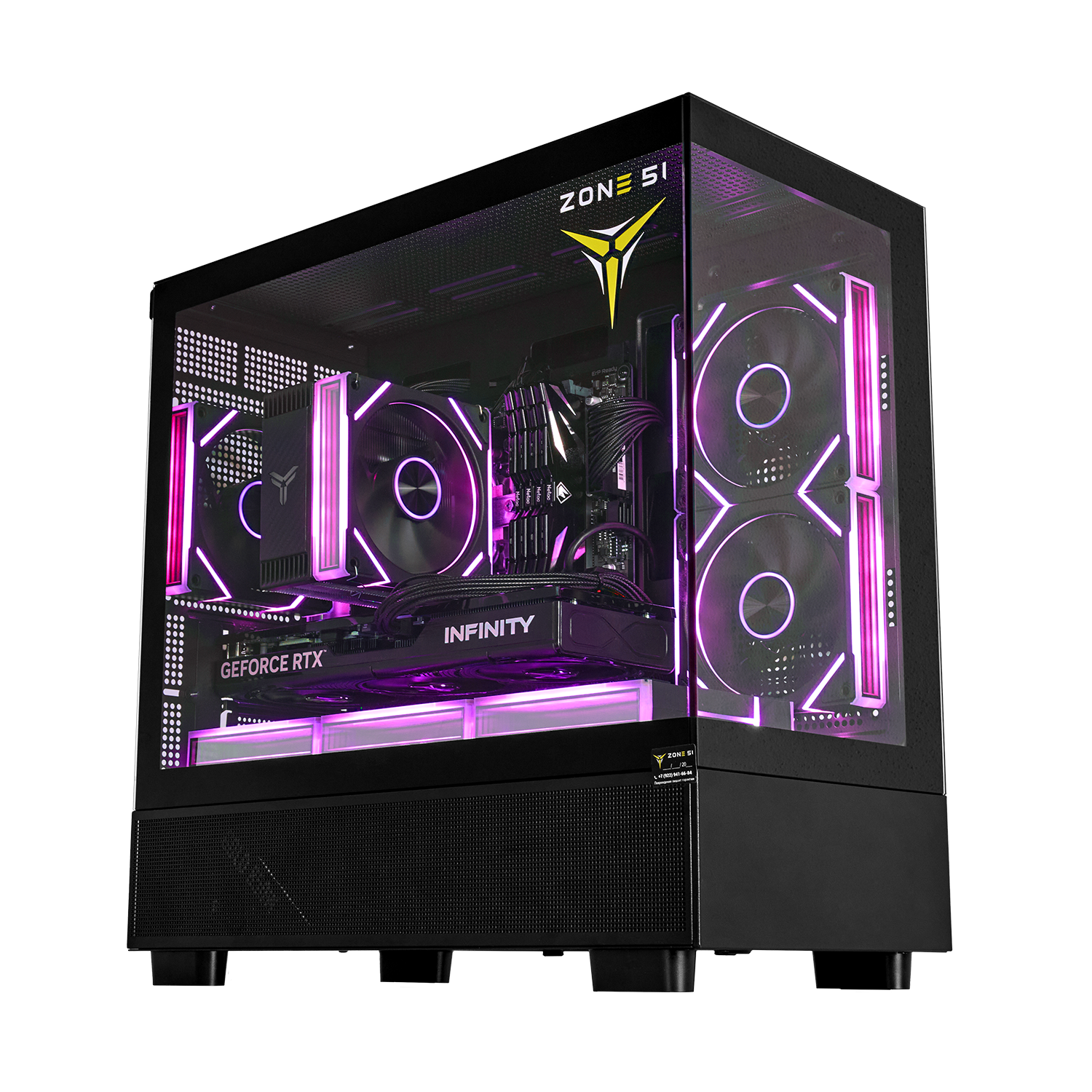 

Игровой компьютер ZONE 51 SASHA-2000 Core™ i5-13400F/RTX 5070 12gb/DDR4 32gb/SSD 2000GB