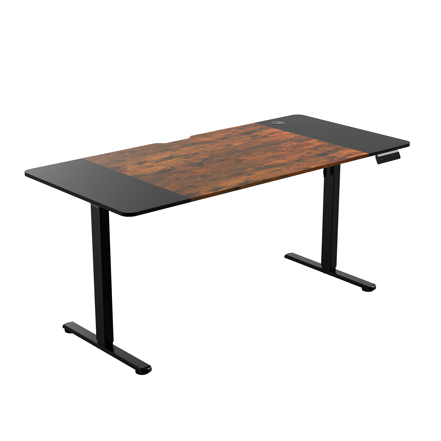 

Стол ZONE 51, Стол компьютерный ZONE 51 e-Freeflow 160x75 Dark Wood-Black