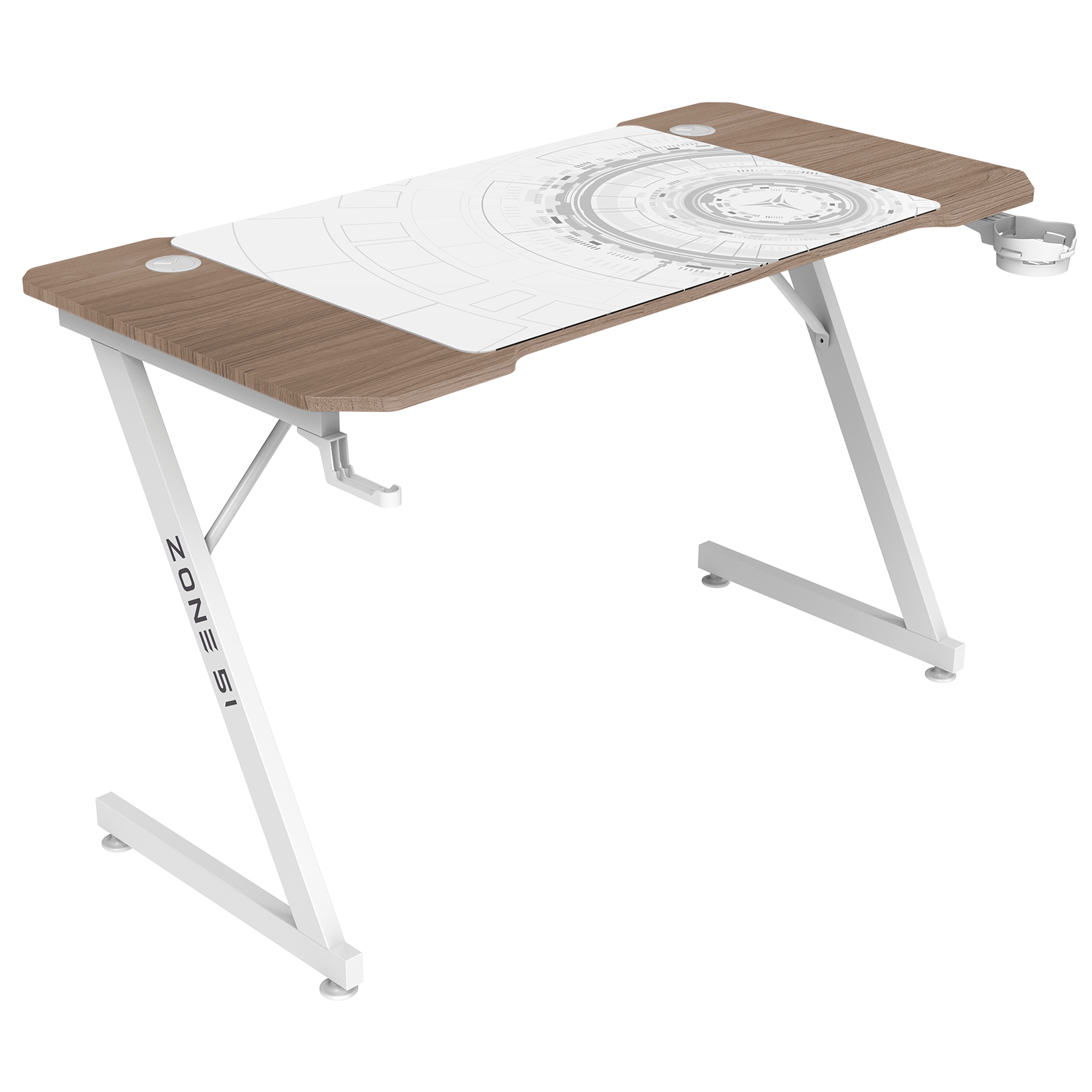 

Стол ZONE 51, Стол компьютерный ZONE 51 TRINE 120 Wood/White