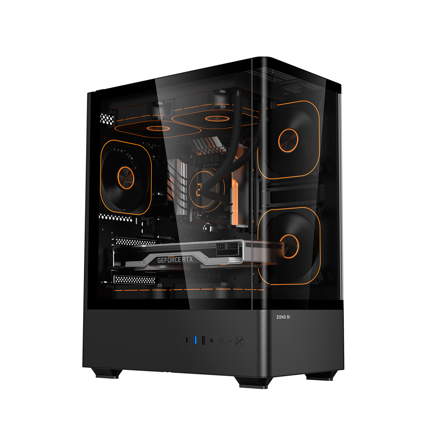 Компьютерный корпус ZONE 51 Fury Black