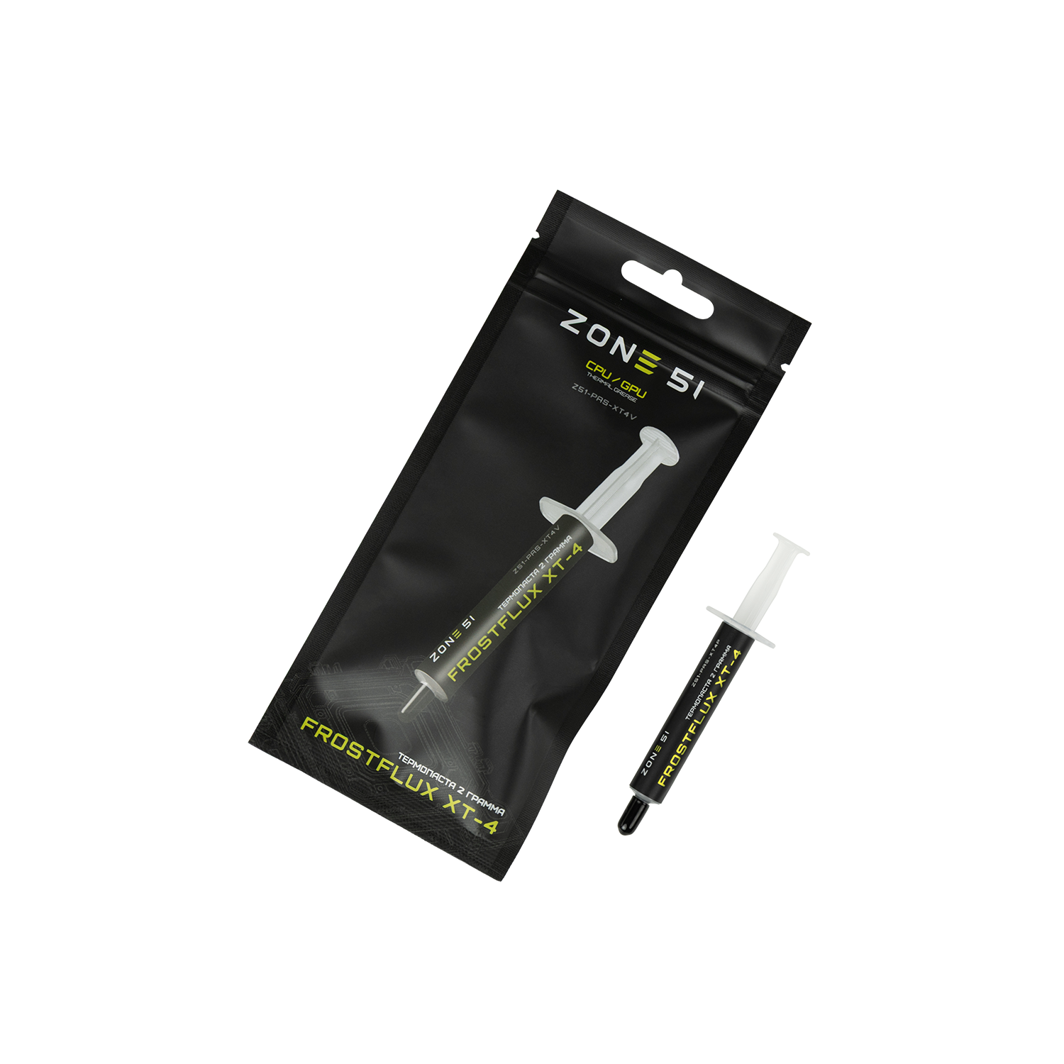 

Термопаста ZONE 51, Термопаста ZONE 51 Frostflux XT-4 (блистер, 2г)