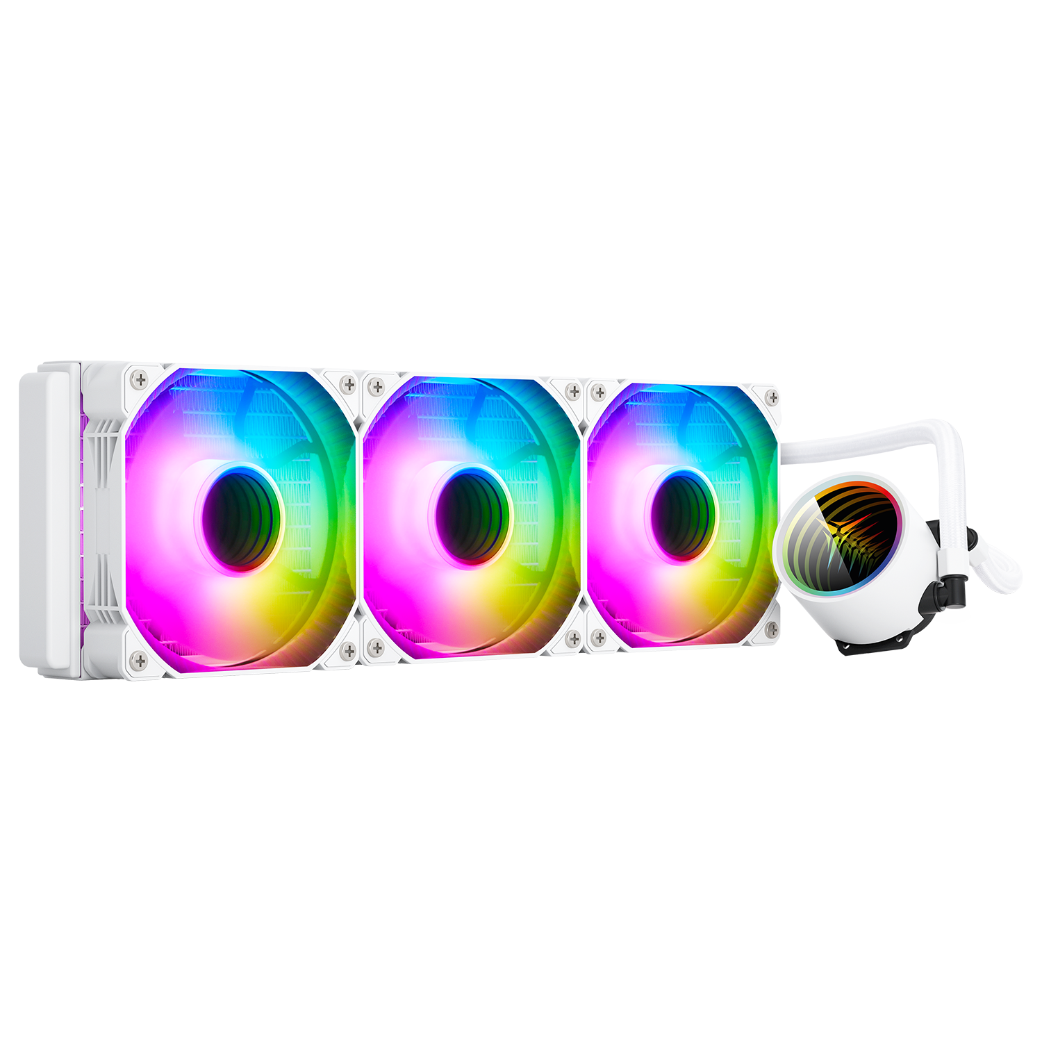 

Система жидкостного охлаждения Zone 51 FLOW 360 White ARGB