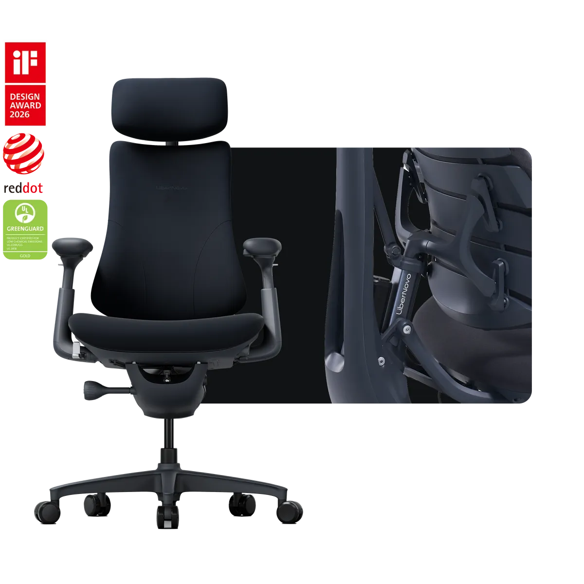 LiberNovo Omni Dynamic Ergonomic Chair
