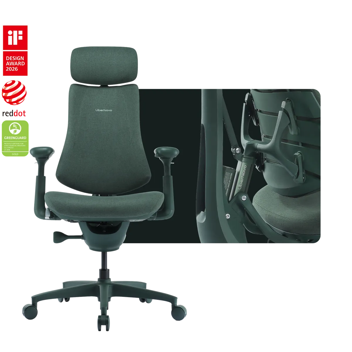LiberNovo Omni Dynamic Ergonomic Chair
