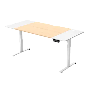 e-Freeflow 160 x 75 Light Wood - White