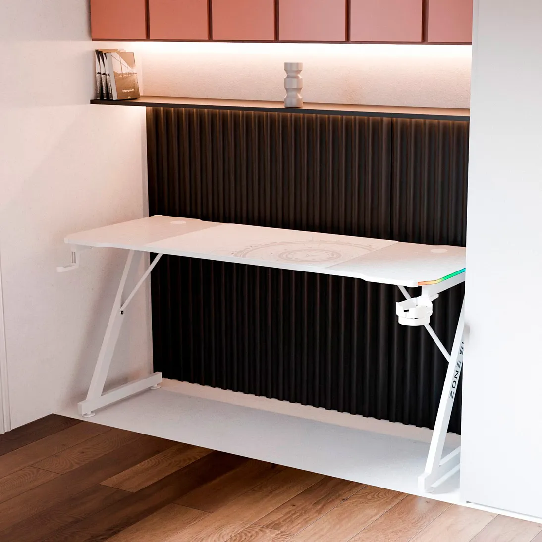 Trine 160 x 60 RGB White, фото