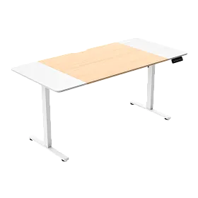 e-Freeflow 160 x 75 Light Wood - White