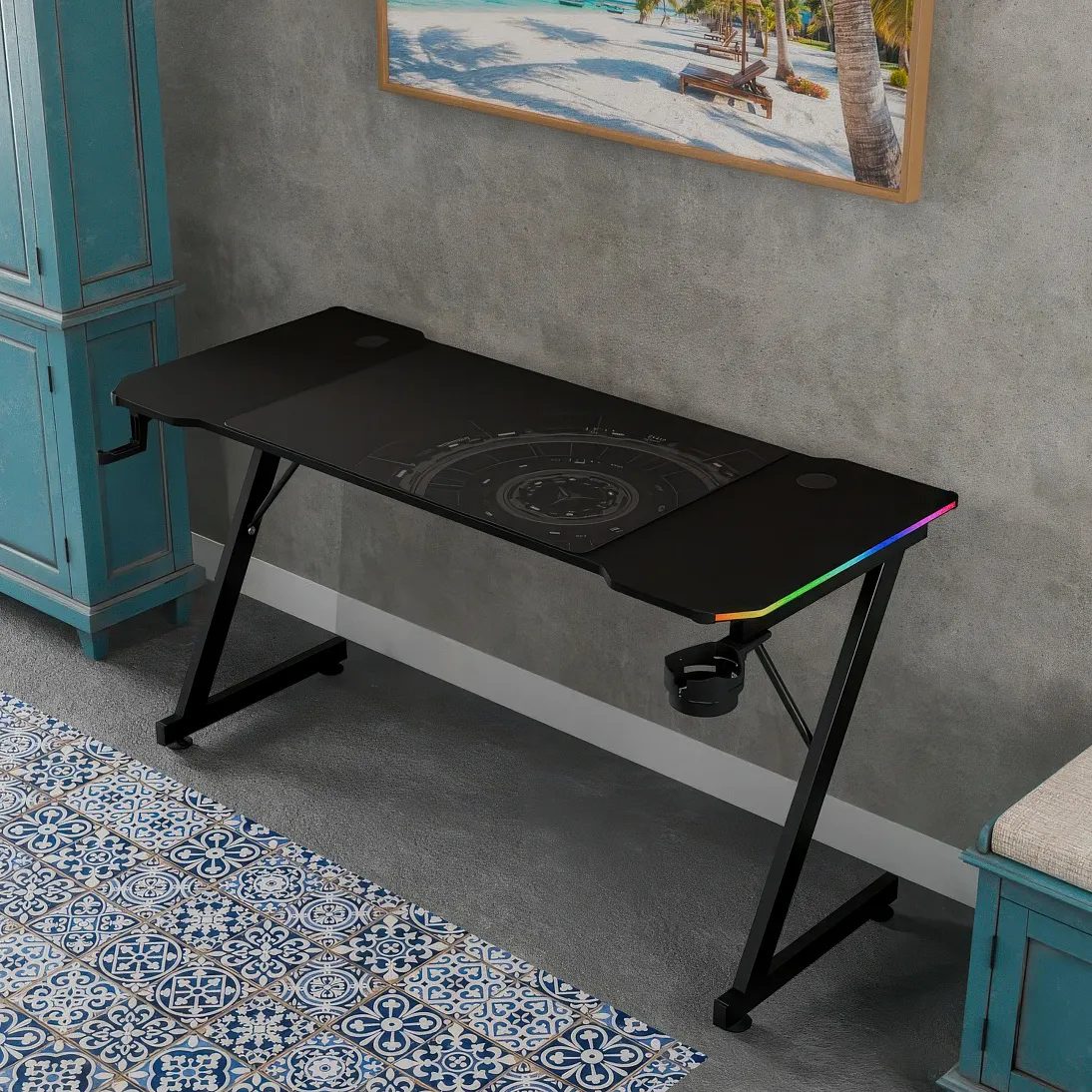 Trine 140 x 60 RGB Black, фото