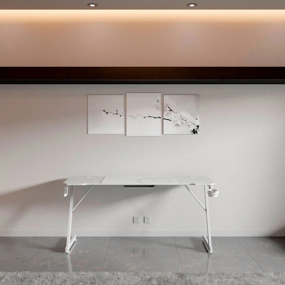 Trine 160 x 60 White, фото